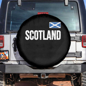 Scotland Saltire Flag Minimalist Athletic College Style Spare Tire Cover
