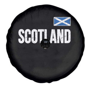 Scotland Saltire Flag Minimalist Athletic College Style Spare Tire Cover