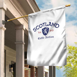 Scotland Celtic Nation Est 843 Garden Flag Lion Rampant Shield Patriotic Scottish Heritage