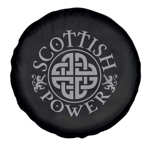 Scottish Power Celtic Knotwork Shield Emblem Spare Tire Cover Traditional Tribal Heritage Scottish Pride