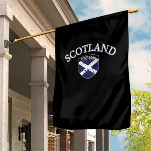 Scotland Football Distressed Shield Saltire Flag Garden Flag Game Day Sports Soccer Fans