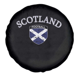 Scotland Football Distressed Shield Saltire Flag Spare Tire Cover Game Day Sports Soccer Fans
