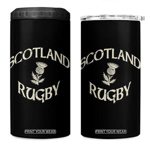 Scotland Rugby Distressed Vintage Traditional Thistle 4 in 1 Can Cooler Tumbler Sports Fan Game Day