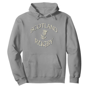 Scotland Rugby Distressed Vintage Traditional Thistle Hoodie Sports Fan Game Day