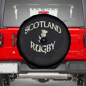 Scotland Rugby Distressed Vintage Traditional Thistle Spare Tire Cover Sports Fan Game Day