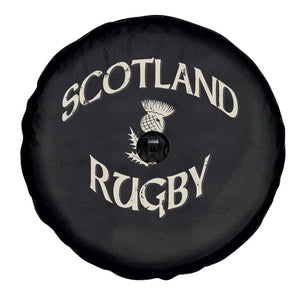 Scotland Rugby Distressed Vintage Traditional Thistle Spare Tire Cover Sports Fan Game Day