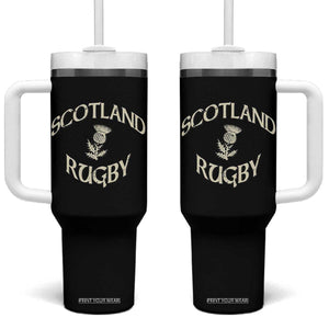Scotland Rugby Distressed Vintage Traditional Thistle Tumbler With Handle Sports Fan Game Day