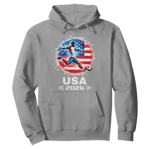 USA Soccer Patriotic Player 2026 Graphic Hoodie United States Football Fan Spirit
