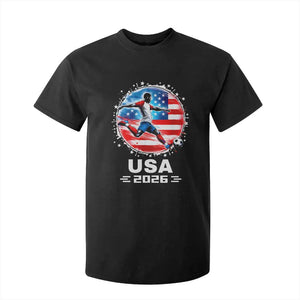 USA Soccer Patriotic Player 2026 Graphic T Shirt For Kid United States Football Fan Spirit