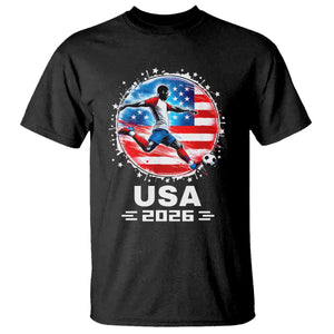 USA Soccer Patriotic Player 2026 Graphic T Shirt United States Football Fan Spirit