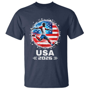 USA Soccer Patriotic Player 2026 Graphic T Shirt United States Football Fan Spirit
