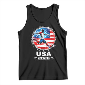 USA Soccer Patriotic Player 2026 Graphic Tank Top United States Football Fan Spirit