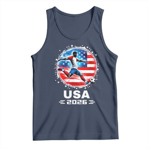 USA Soccer Patriotic Player 2026 Graphic Tank Top United States Football Fan Spirit