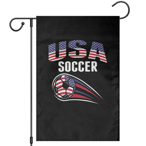 Patriotic USA Soccer Stars and Stripes Graphic Garden Flag American Football Fan Game Day Spirit
