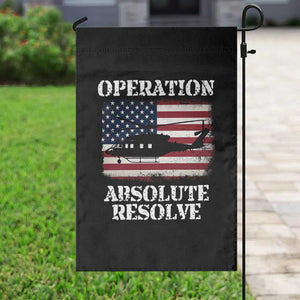 Operation Absolute Resolve Garden Flag US Military Extraction Mission American Flag TS02 Print Your Wear