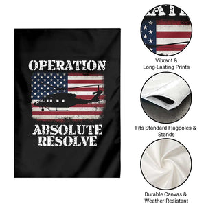 Operation Absolute Resolve Garden Flag US Military Extraction Mission American Flag TS02 Print Your Wear