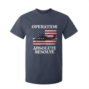 Operation Absolute Resolve T Shirt For Kid US Military Extraction Mission American Flag TS02 Navy Print Your Wear