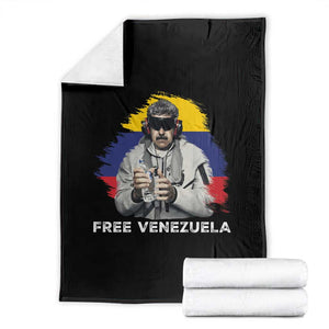Free Venezuela Maduro Throw Blanket Political Satire TS02 Black Print Your Wear