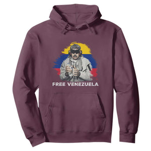Free Venezuela Maduro Hoodie Political Satire TS02 Maroon Print Your Wear