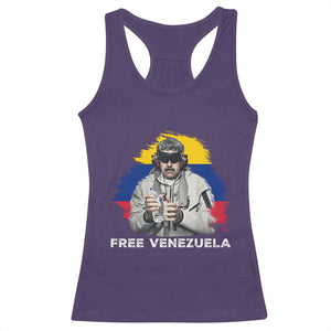 Free Venezuela Maduro Racerback Tank Top Political Satire TS02 Purple Print Your Wear