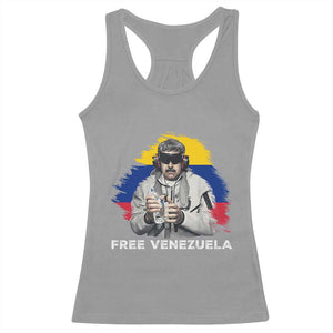 Free Venezuela Maduro Racerback Tank Top Political Satire TS02 Sport Gray Print Your Wear