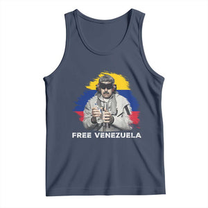 Free Venezuela Maduro Tank Top Political Satire TS02 Navy Print Your Wear