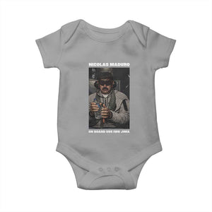 Maduro Captured Meme Baby Onesie On Board USS Iwo Jima Political Satire TS02 Sport Gray Print Your Wear