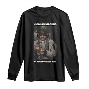 Maduro Captured Meme Long Sleeve Shirt On Board USS Iwo Jima Political Satire TS02 Black Print Your Wear