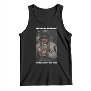 Maduro Captured Meme Tank Top On Board USS Iwo Jima Political Satire TS02 Black Print Your Wear