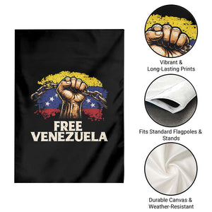 Free Venezuela Flag Chain Breaker Garden Flag Powerful Liberation for Liberation Supporters TS02 Print Your Wear
