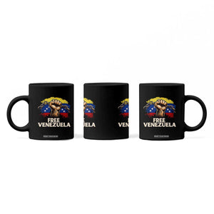 Free Venezuela Flag Chain Breaker Coffee Mug Powerful Liberation for Liberation Supporters TS02 Print Your Wear