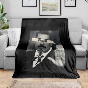 Sarcastic Maduro Fraude Throw Blanket Corruption Venezuela Political Satire TS02 Print Your Wear