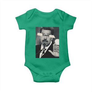 Sarcastic Maduro Fraude Baby Onesie Corruption Venezuela Political Satire TS02 Irish Green Print Your Wear