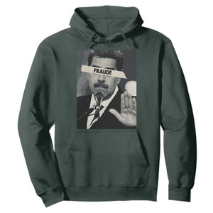 Sarcastic Maduro Fraude Hoodie Corruption Venezuela Political Satire TS02 Dark Forest Green Print Your Wear
