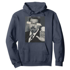 Sarcastic Maduro Fraude Hoodie Corruption Venezuela Political Satire TS02 Navy Print Your Wear