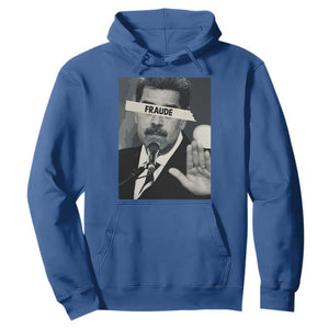 Sarcastic Maduro Fraude Hoodie Corruption Venezuela Political Satire TS02 Royal Blue Print Your Wear