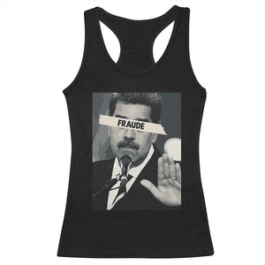 Sarcastic Maduro Fraude Racerback Tank Top Corruption Venezuela Political Satire TS02 Black Print Your Wear