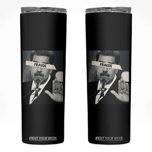 Sarcastic Maduro Fraude Skinny Tumbler Corruption Venezuela Political Satire TS02 Black Print Your Wear
