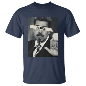 Sarcastic Maduro Fraude T Shirt Corruption Venezuela Political Satire TS02 Navy Print Your Wear