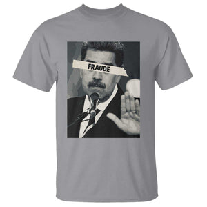 Sarcastic Maduro Fraude T Shirt Corruption Venezuela Political Satire TS02 Sport Gray Print Your Wear