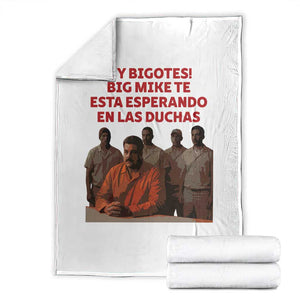 Maduro in Prison Meme Satire Throw Blanket Spanish Political Politcal Sarcasm TS02 White Print Your Wear