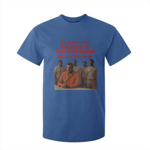 Maduro in Prison Meme Satire T Shirt For Kid Spanish Political Politcal Sarcasm TS02 Royal Blue Print Your Wear