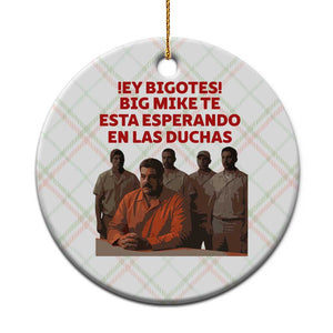 Maduro in Prison Meme Satire Ceramic Ornament Spanish Political Politcal Sarcasm TS02 1pc Christmas Plaid Print Your Wear