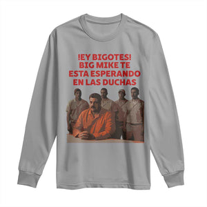 Maduro in Prison Meme Satire Long Sleeve Shirt Spanish Political Politcal Sarcasm TS02 Sport Gray Print Your Wear