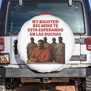 Maduro in Prison Meme Satire Spare Tire Cover Spanish Political Politcal Sarcasm TS02 No hole White Print Your Wear