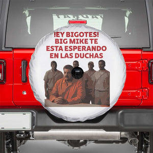 Maduro in Prison Meme Satire Spare Tire Cover Spanish Political Politcal Sarcasm TS02 White Print Your Wear