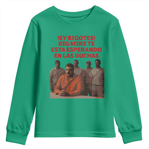 Maduro in Prison Meme Satire Youth Sweatshirt Spanish Political Politcal Sarcasm TS02 Irish Green Print Your Wear