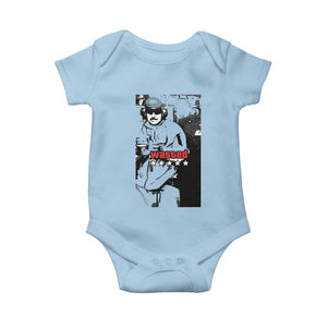 Wasted Maduro Meme Baby Onesie Dictators Downfall Political Satire GTA Style TS02 Light Blue Print Your Wear