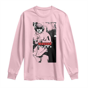 Wasted Maduro Meme Long Sleeve Shirt Dictators Downfall Political Satire GTA Style TS02 Light Pink Print Your Wear