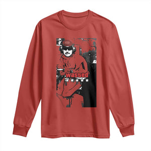 Wasted Maduro Meme Long Sleeve Shirt Dictators Downfall Political Satire GTA Style TS02 Red Print Your Wear